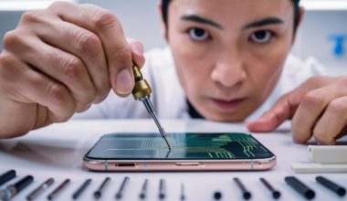 Cum pot verifica dacă reparatia touchscreen-ului a fost efectuată corect?