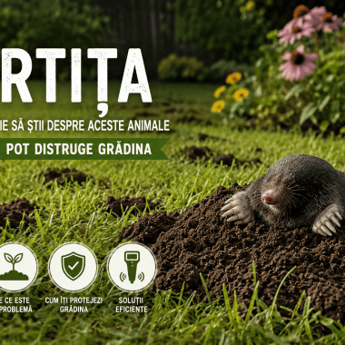 Dispozitive anti cartite panou solar, ultrsunete